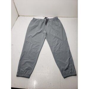 Gap Fit Performance Joggers Men XXL Grey Pockets Moisture Wicking Drawstring
